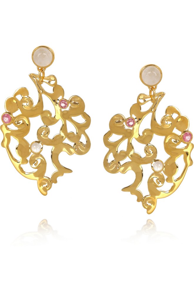 Monica Vinader Lace Earrings