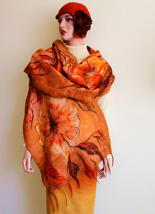 Ziemska Art Felt Scarf