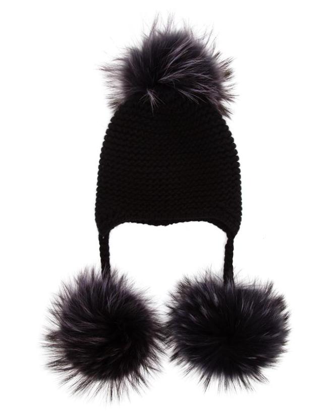 Pom Pom Beanie on Plus Black Blog