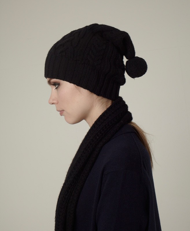 Agnes Cable Hat by ESK Cashmere