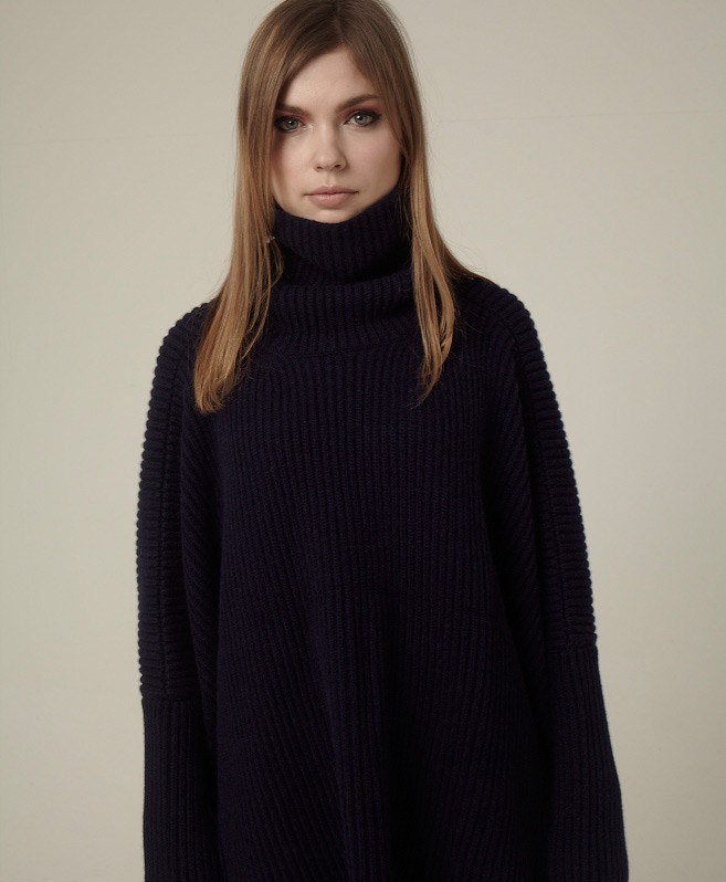 Ingrid Ribbed Sweater by ESK Cashmere