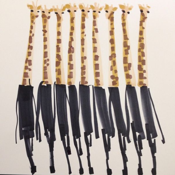 Drawbertson Giraffe Jeans