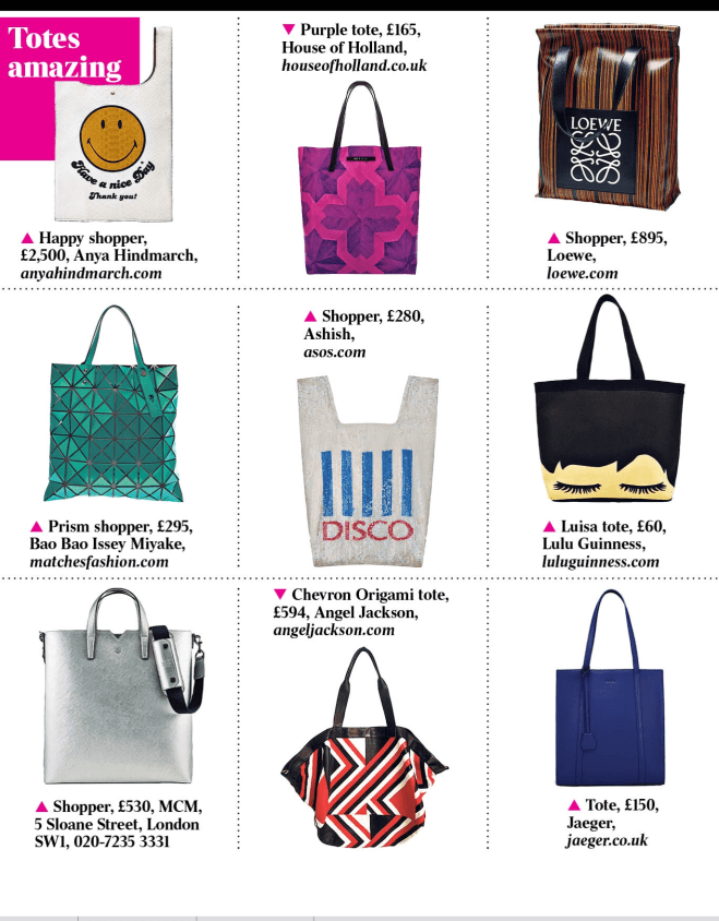 Totes from The Times