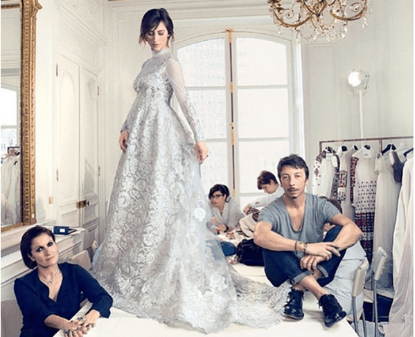 Spohie Hunter in Valentino