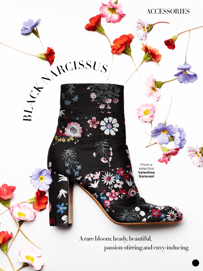 Valentino Boots in Harper's Bazaar UK May 2015