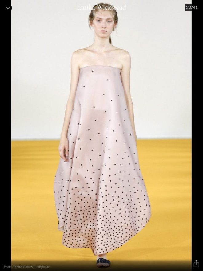 LFW: Emilia Wickstead, RTW S/S 2017, image courtesy of Vogue Runway