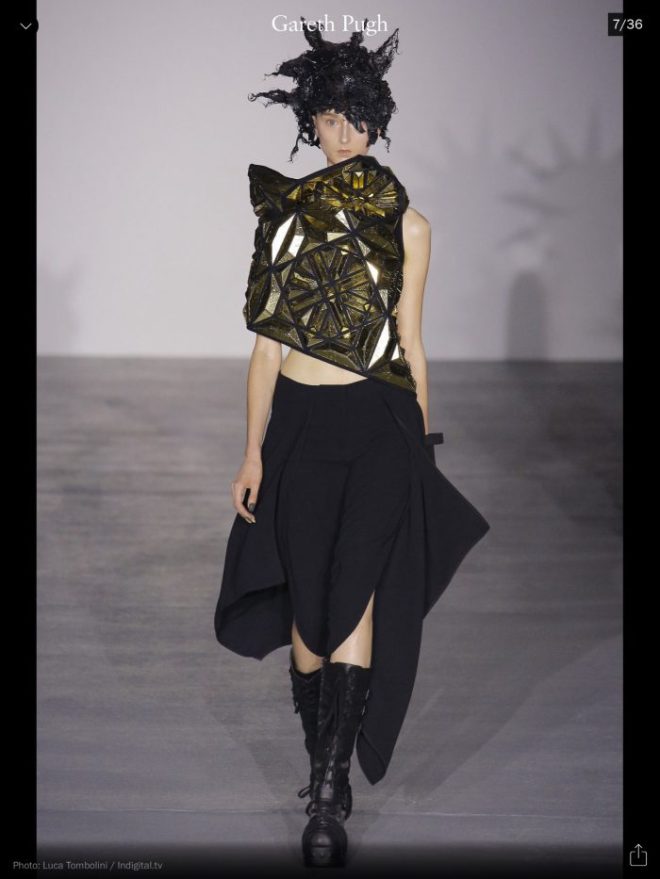 LFW: Gareth Pugh, RTW S/S 2017, image courtesy of Vogue Runway