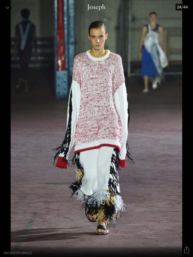 LFW: Joseph, RTW S/S 2017, image courtesy of Vogue Runway