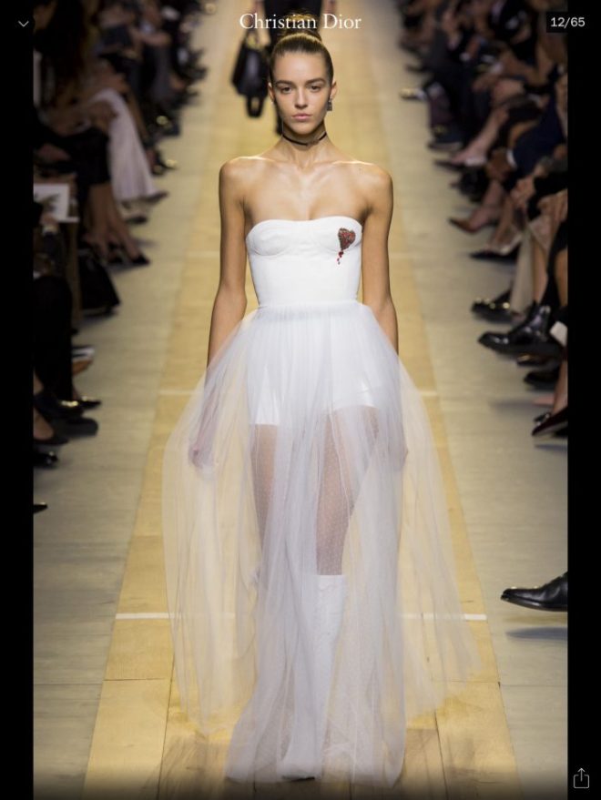 PFW: Dior, RTW S/S 2017, image courtesy of Vogue Runway