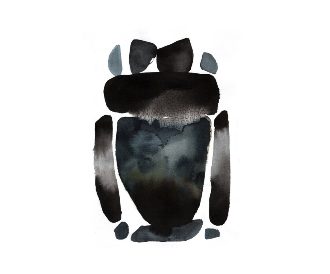 Illustration: Rick Owens Menswear A/W 17 By Emma Larsson @zebrakadebra (Instagram)