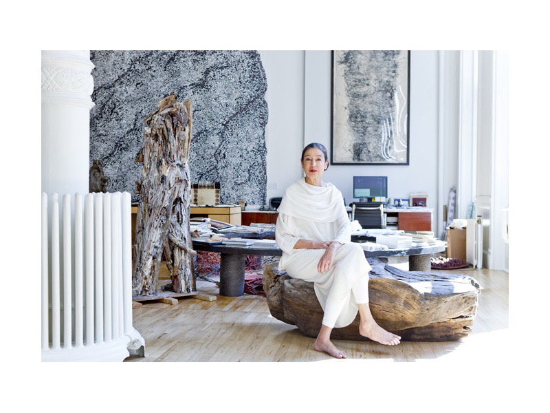 Artist Michele Oka Doner At home