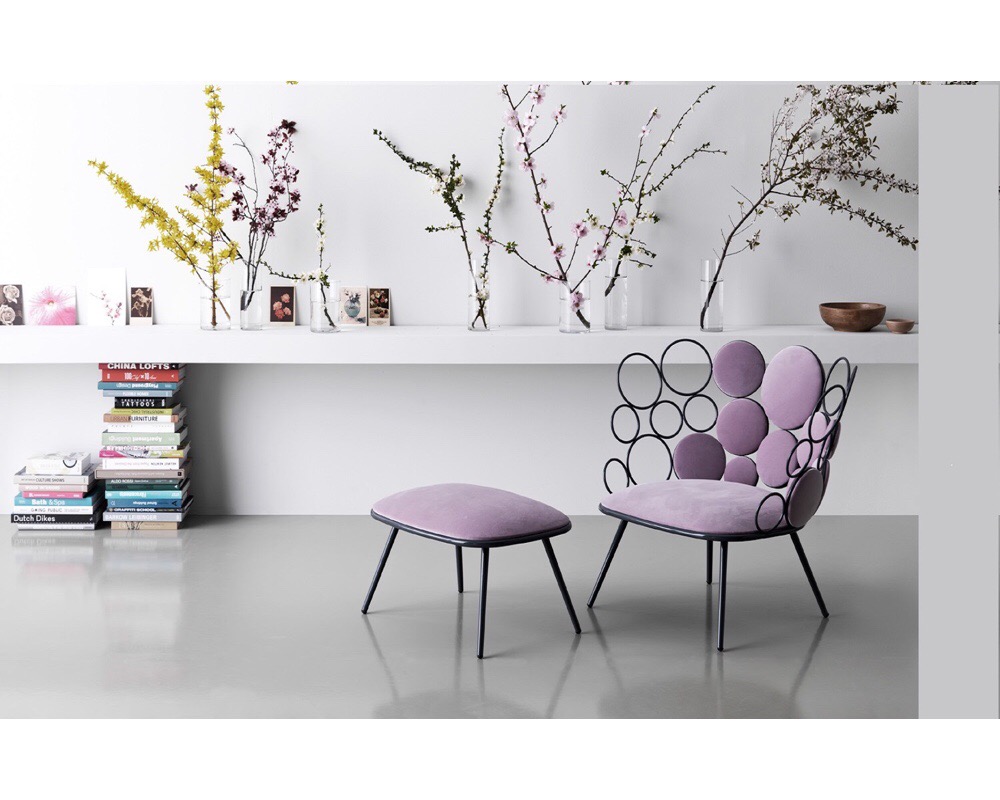 Grace Chair and Footstool By Paolo Grasselli, 2016