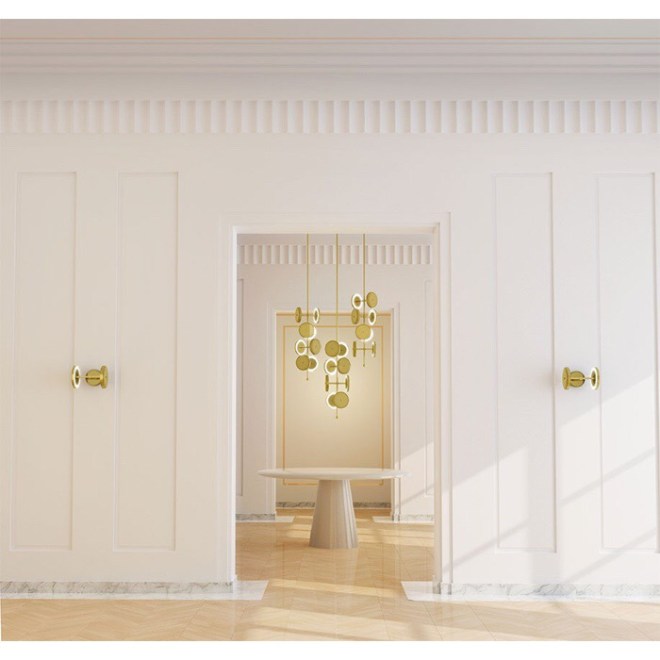 Lighting: Le Royer Chandelier by Larose Guyon, Quebec (3 pieces grouped together)