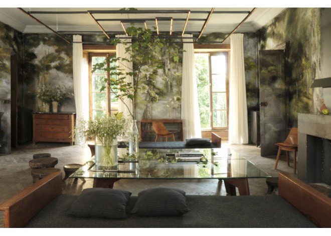 Chateau de Beauvoir, home of French Artist Claire Basler. Images may be subject to copyright.