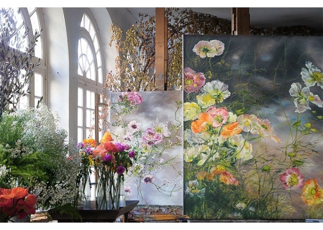 Chateau de Beauvoir, home of French Artist Claire Basler. Images may be subject to copyright.