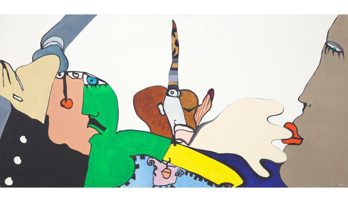 Huguette Caland, Enleve ton doigt, 1971 Source: Hammer Museum, LA.