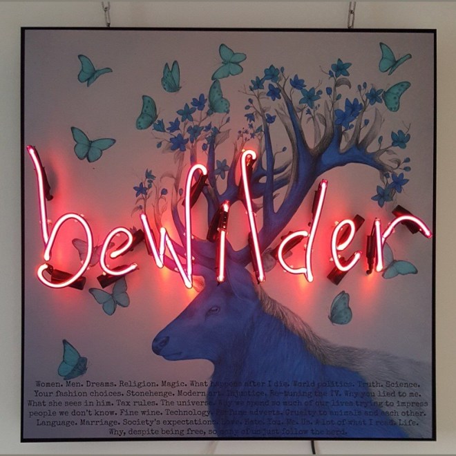 Bewilder Artist: Rebecca Mason Image Source: rebeccamasonneon.com Artwork Copyright 2013-2017 Rebecca Mason