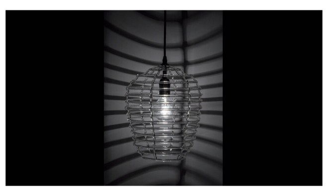 Alison Berger Cage Pendant, Night.