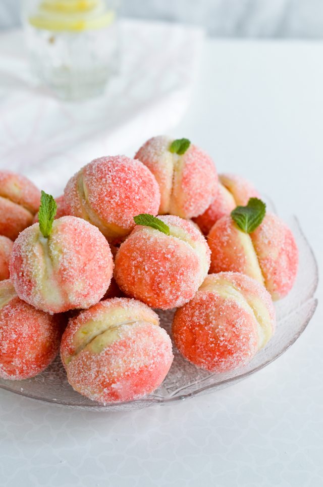 Sweet ricotta peach cookies courtesy of Mitzy At Home. All image and recipe copyright to Mitzy At Home.