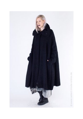 Rundholz Cozy Coat Black at SelectModeOnline