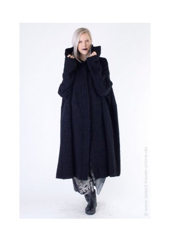 Rundholz Cozy Coat Black at SelectModeOnline