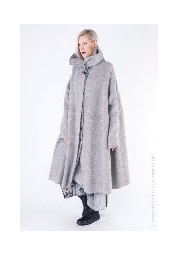 Rundholz Cozy Coat Grey, at SelectModeOnline