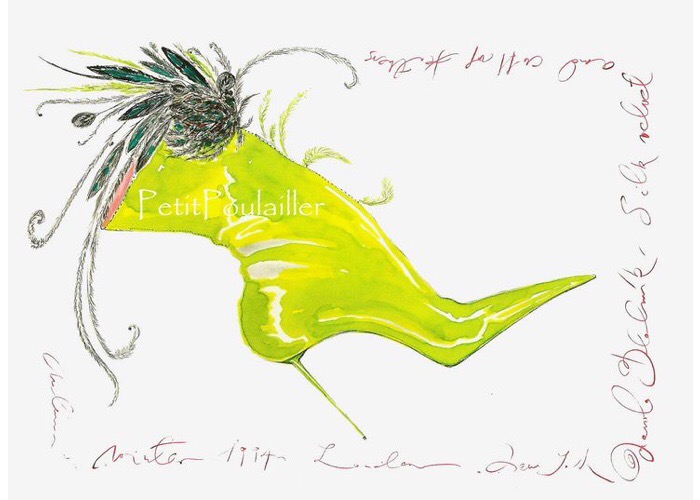 Illustration by Manolo Blahnik