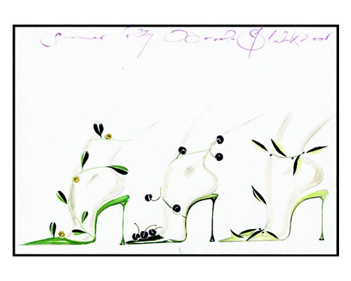 Illustration by Manolo Blahnik