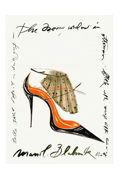 Illustration by Manolo Blahnik