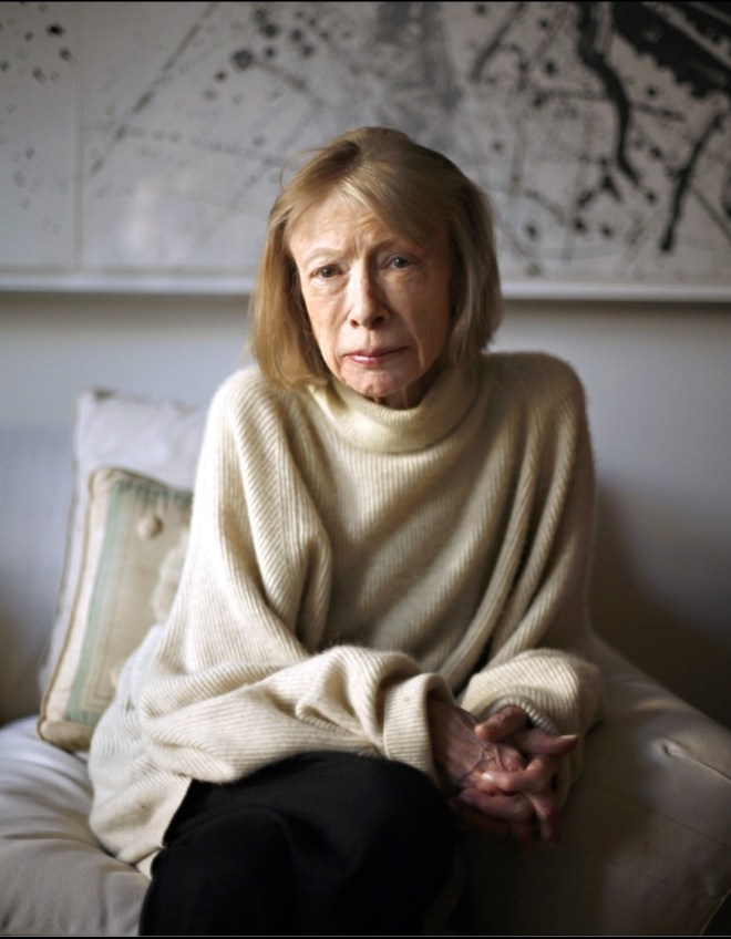 January 2007: Joan Didion in her New York City apartment.