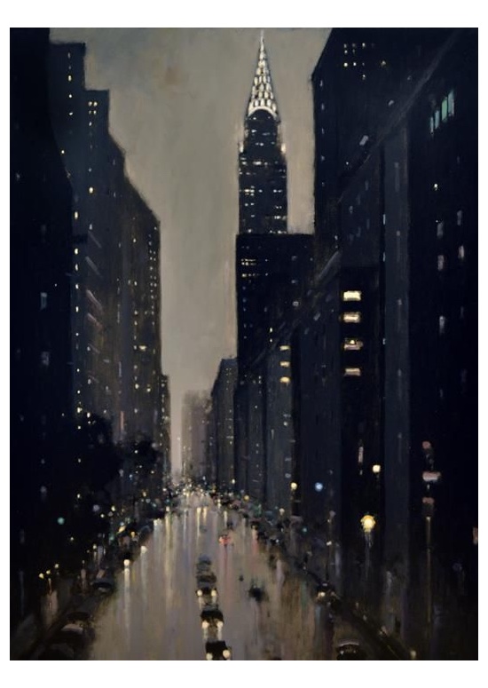 Geoffrey Johnson, View from Tudor City Place. Image rights: Principle Gallery.