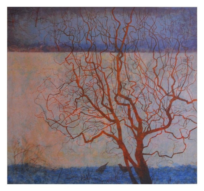 Victoria Crowe: Winter Garden, 2012, at The Scottish Gallery