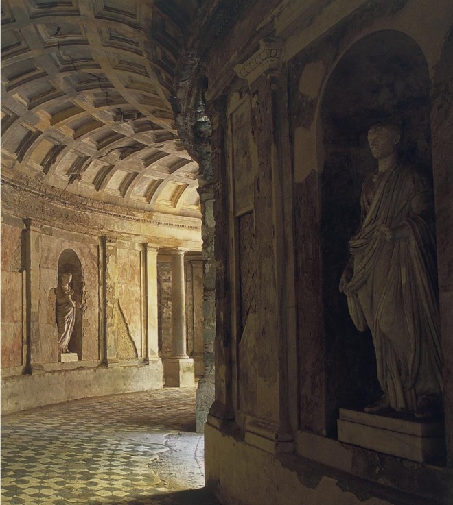 A view of The Cryptoporticus, Reggio di Caserta