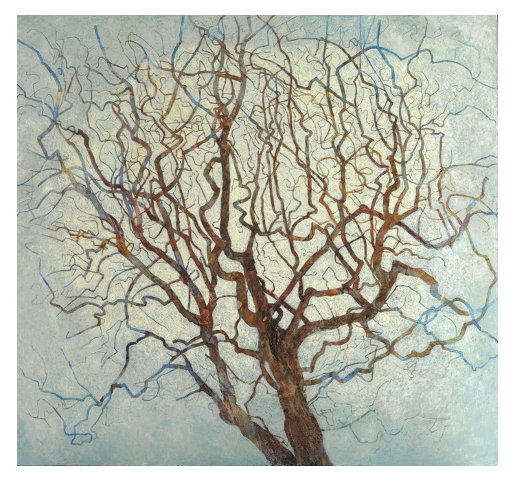 Victoria Crowe: Numinous Tree, 2010, at The Scottish Gallery