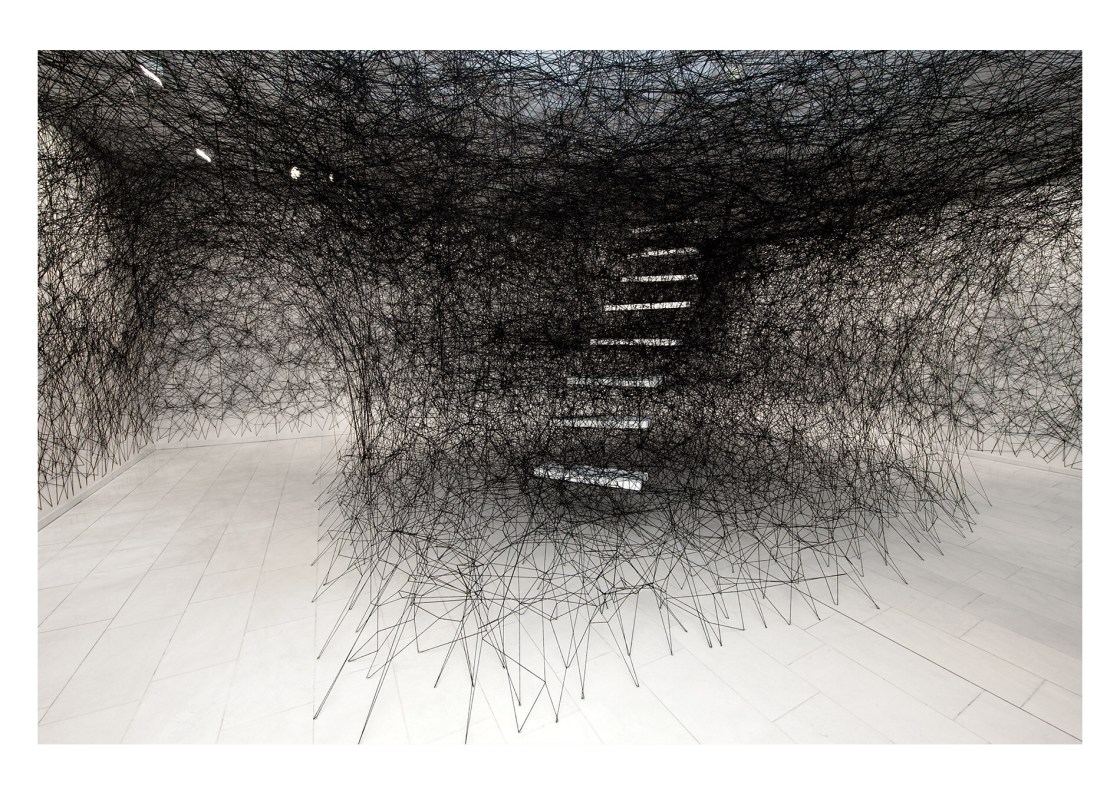 Chiharu Shiota: installation Stairway, 2012. Courtesy of the artist.