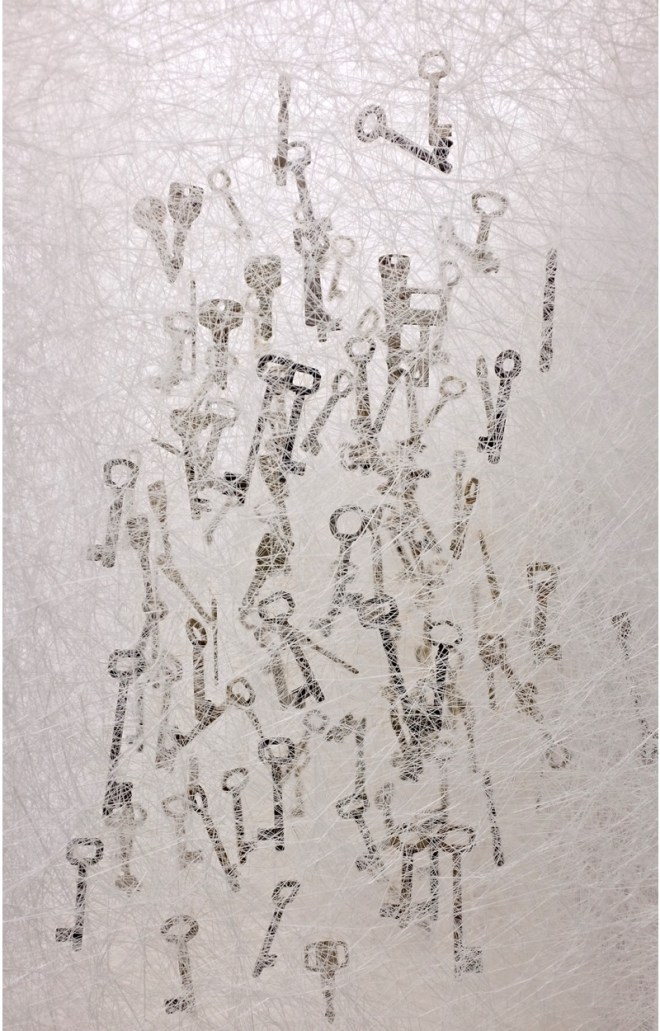 Chiharu Shiota, Falling Keys, 2013. Courtesy of the Artist.