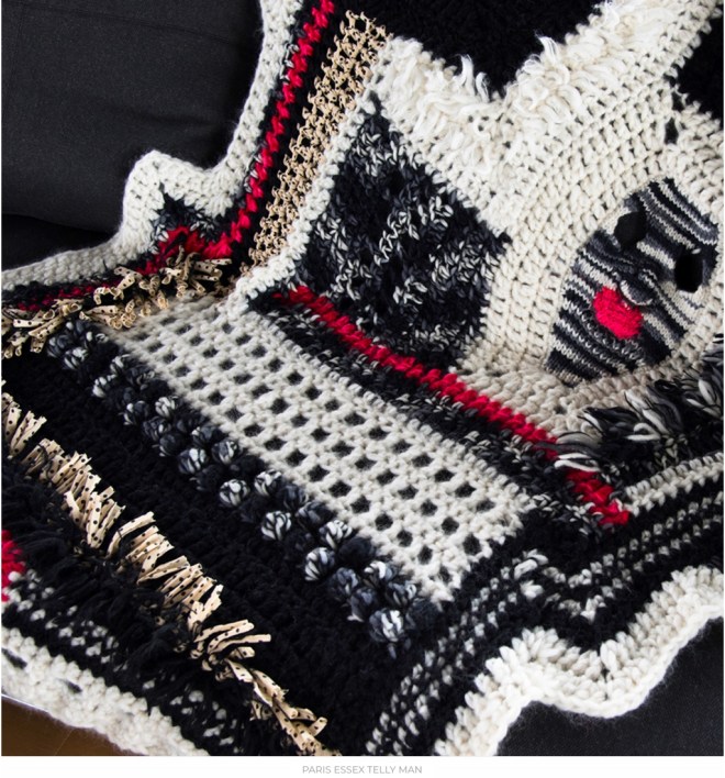 From W.A.Green: Telly Man Throw by Paris Essex