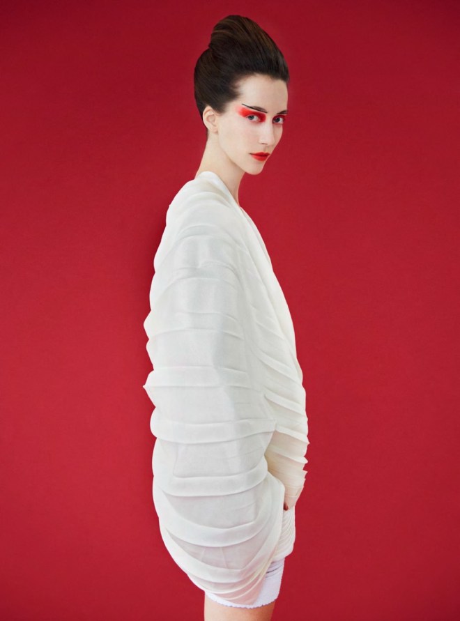 Balmain (Dress), Erik Madigan Heck (Photographer) for Harper's Bazaar UK March 2019